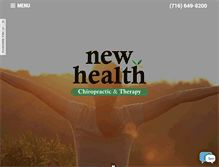 Tablet Screenshot of newhealthny.com